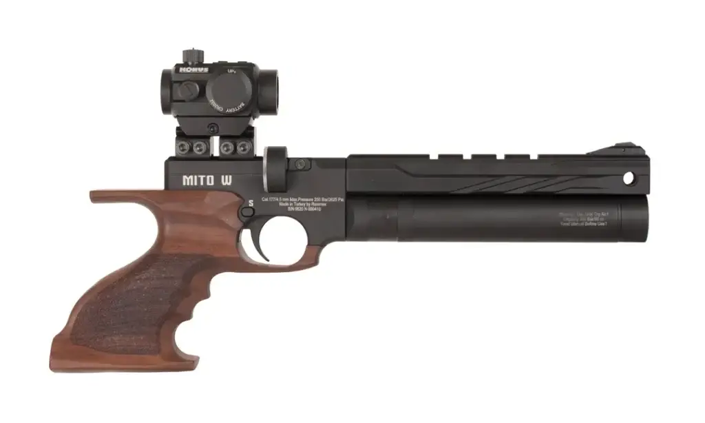 Reximex Mito in black with walnut grip